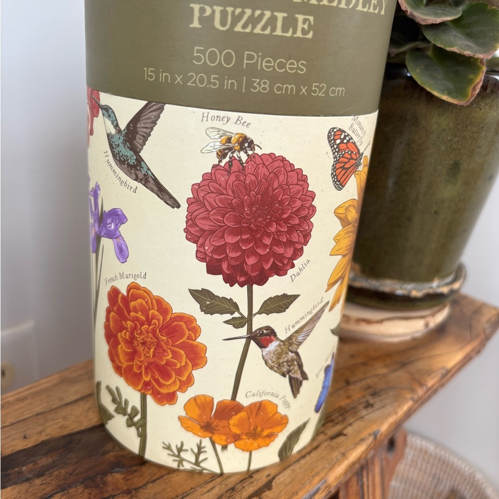 Botanical Medley Puzzle 500 pieces EUC